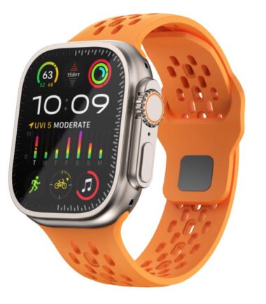 Kalebol Mesh Reverse Buckle Silicone Strap, For Apple Watch 46mm / 49mm / 45mm / 44mm, For Apple Watch 42mm / 41mm / 40mm / 38mm