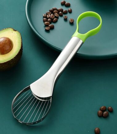 Stainless Steel Avocado Slicer, LsCook Dual-Ended