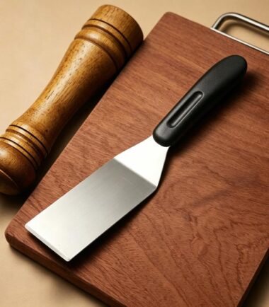 LsCook Stainless Steel Spatula Cake and Pizza Spatula, Solid Square, Hollow Square, Triangular