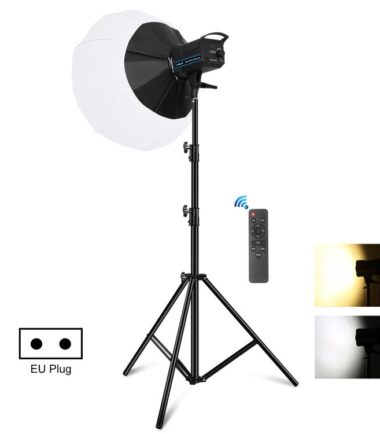 PULUZ 220V 120W Studio Video Light + 2.8m Light Holder + 65cm Foldable Lantern Softbox Photography Kit, 120W 2700K-6500K Light 2.8m Light Holder Kit EU Plug, 120W 2700K-6500K Light 2.8m Light Holder Kit UK Plug...